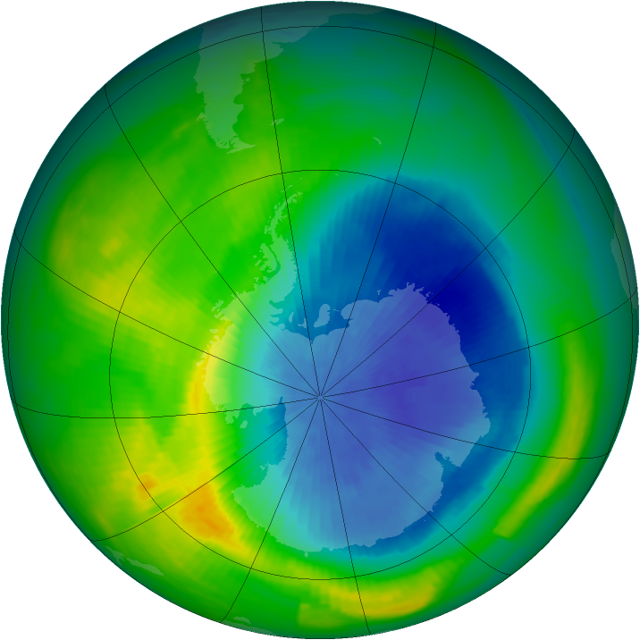 Ozone Map 1982-10-17